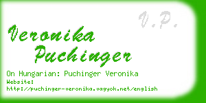 veronika puchinger business card